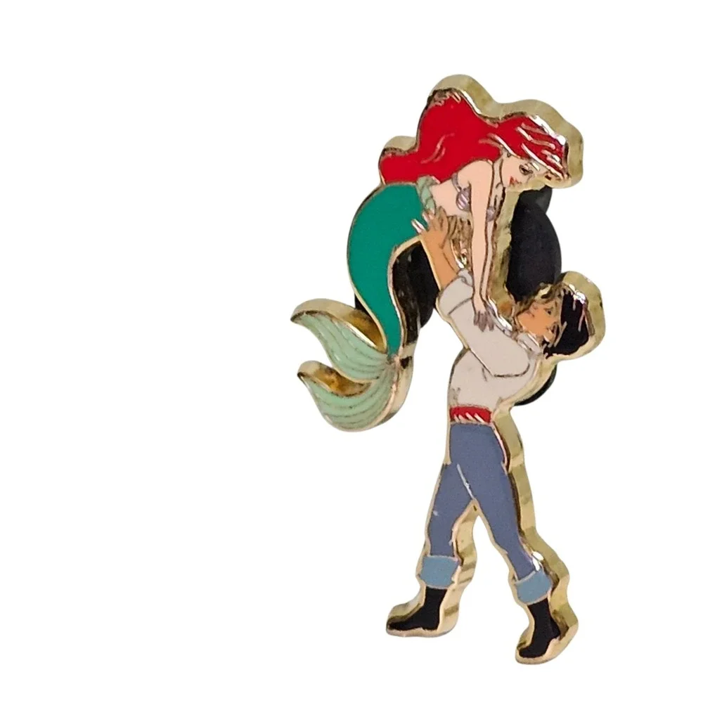 Disney Pin The Little Mermaid Ariel and Prince Eric Dancing Disneyland‎ 41718